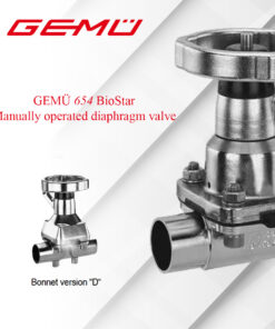 شیر دیافراگمی استنلس استیل جمو 654 آلمان
