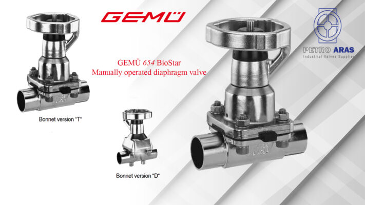 شیر دیافراگمی استنلس استیل جمو 654 آلمان